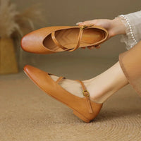 Elora | Women's Classic Leather Ballet Flats