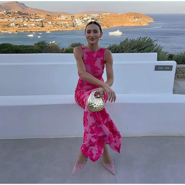 Operna | Women’s Summer Floral Wedding Guest Dress