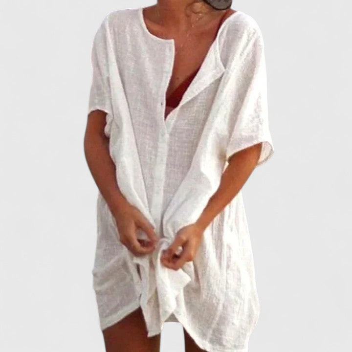 Norina | Women’s Summer Loose Tunic Midi Dress