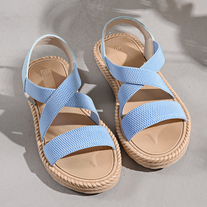 Aya | Women's Beach Elastic-Straps Boho Sandals
