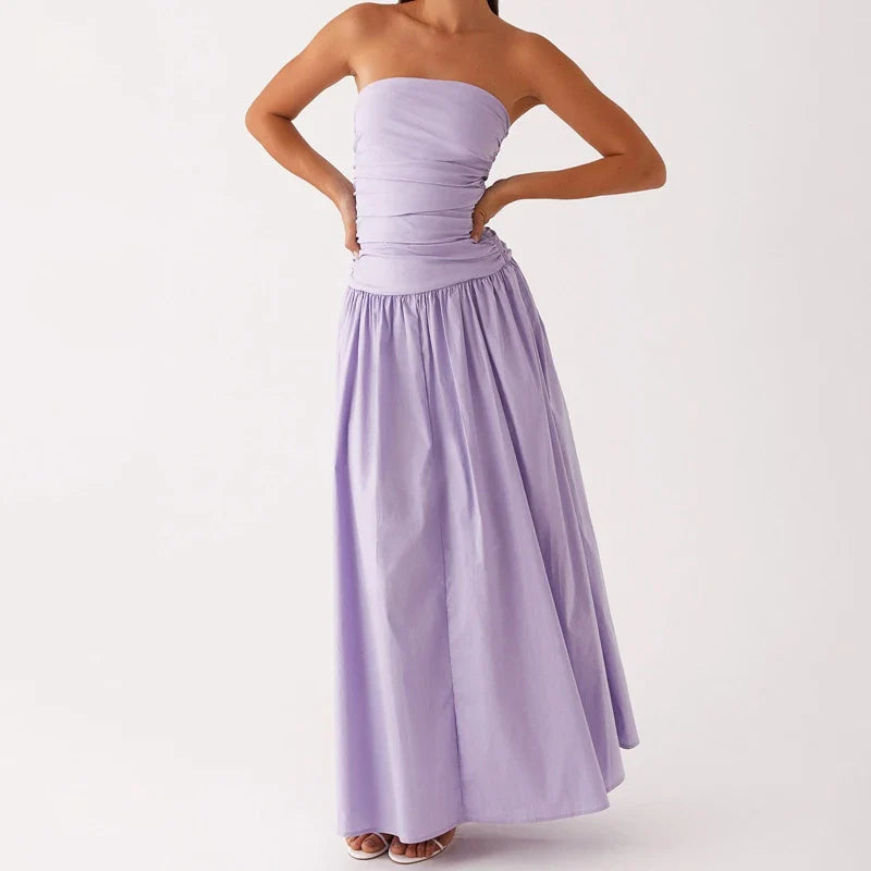 Audrey | Women’s Summer Botanical Print Maxi Dress