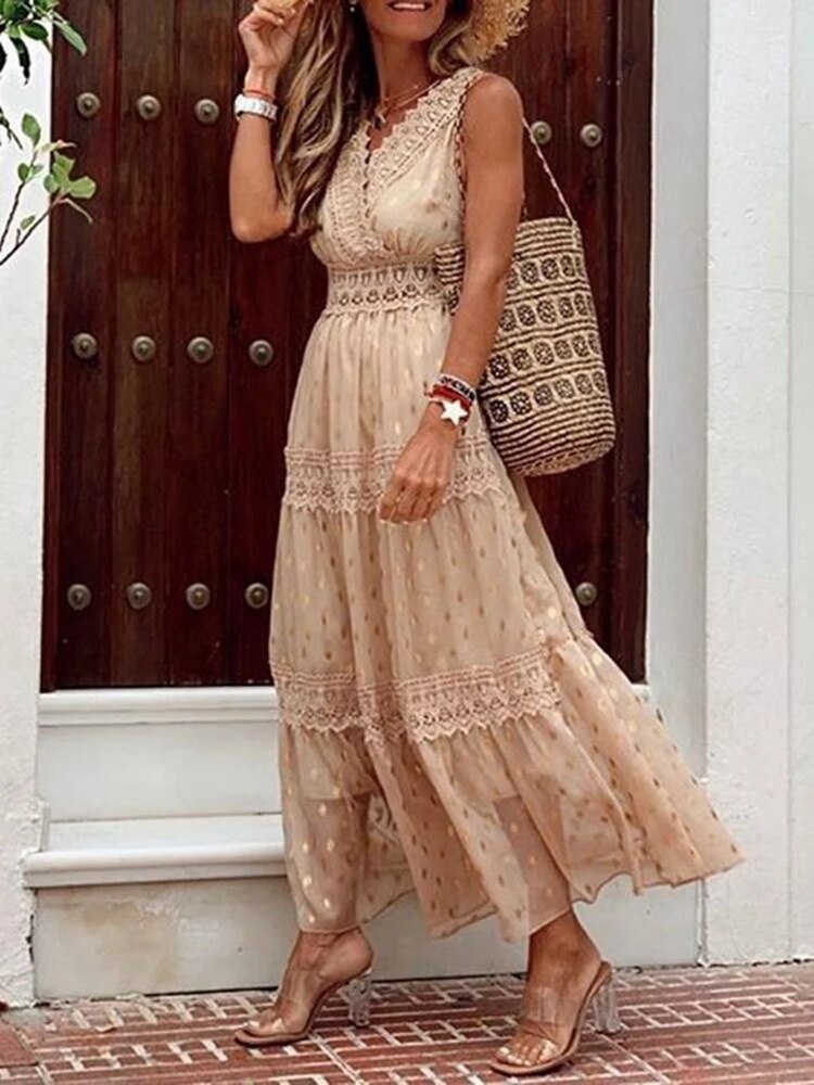 Penelope | Women's Summer Boho Maxi Dress