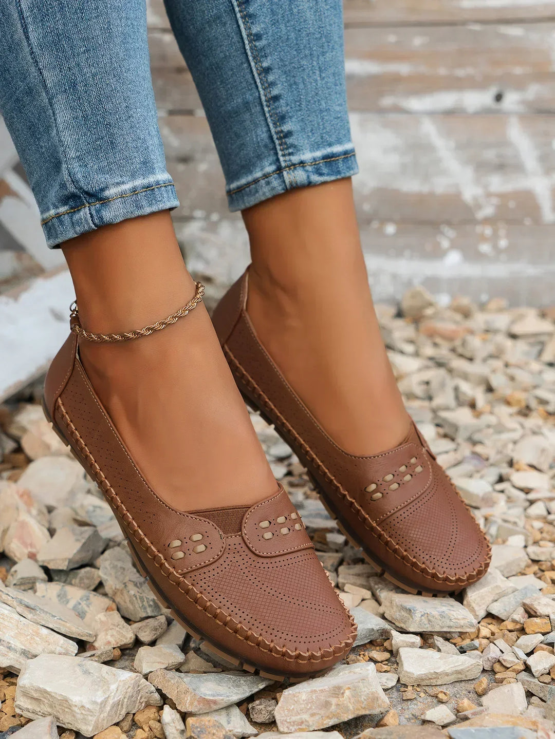 Brielle | Women’s Elegant Round Toe Flat Loafers