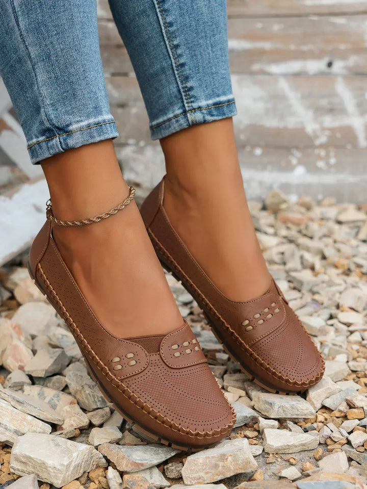 Brielle | Women’s Elegant Round Toe Flat Loafers