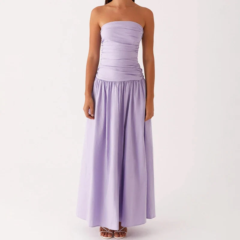 Audrey | Women’s Summer Botanical Print Maxi Dress