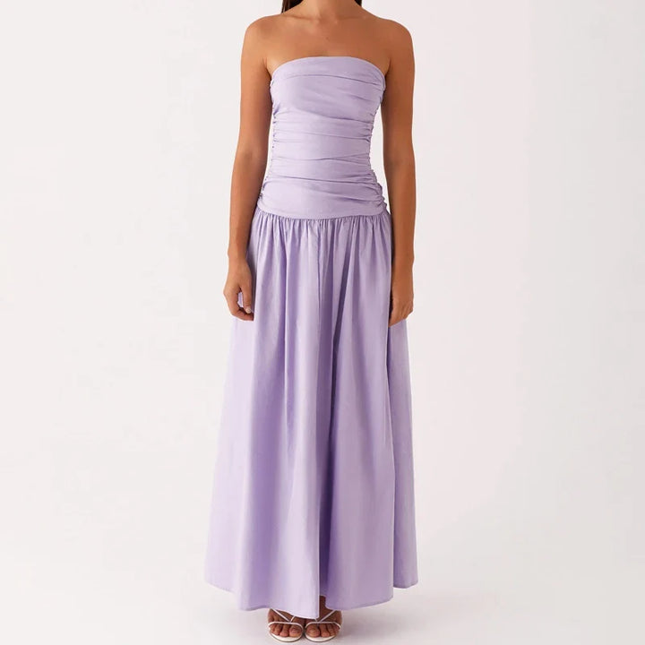 Audrey | Women’s Summer Botanical Print Maxi Dress