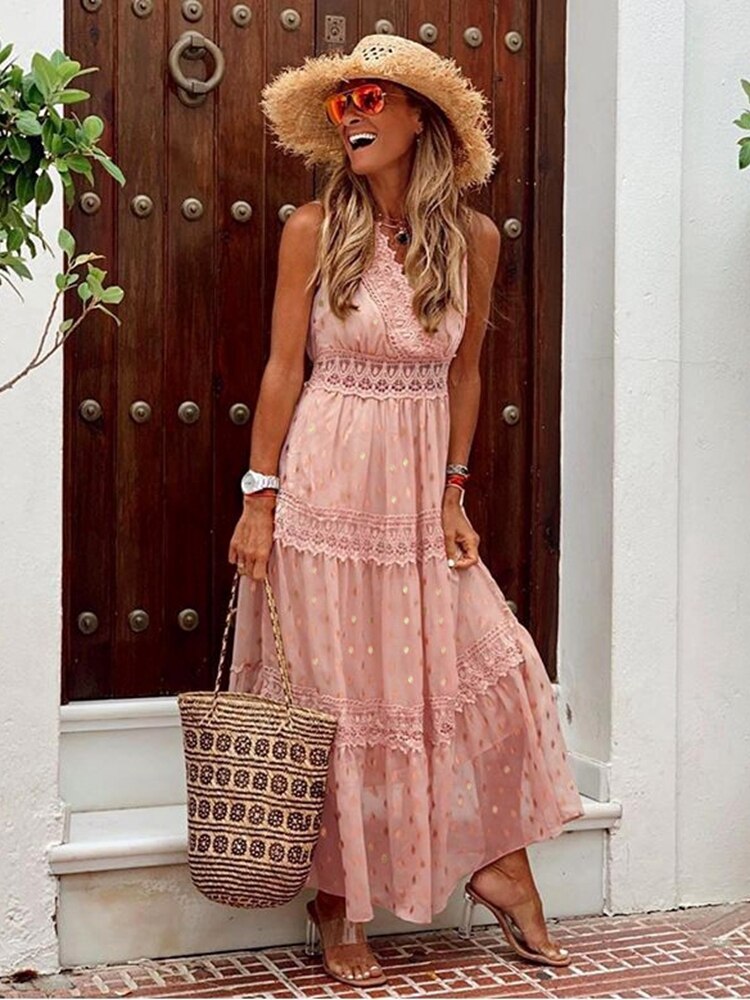 Penelope | Women's Summer Boho Maxi Dress