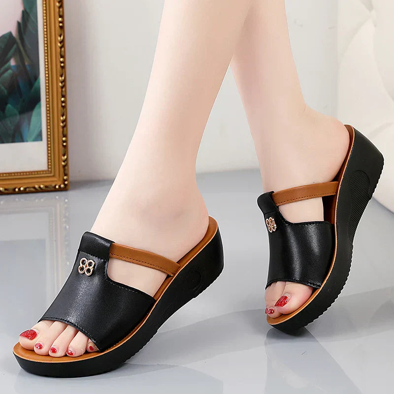 Sloane | Women's Casual Dual-Strap Platform Sandals