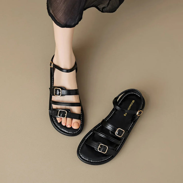 Bera | Women's Summer Multi-Strap Leather Sandals