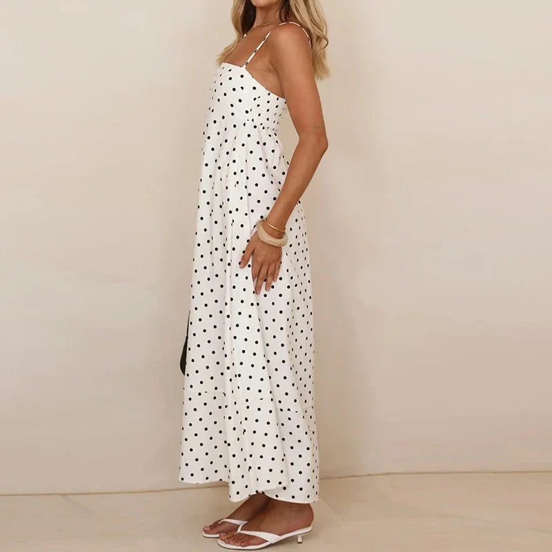 Claire | Women’s Summer Spaghetti Strap Muslin Dress