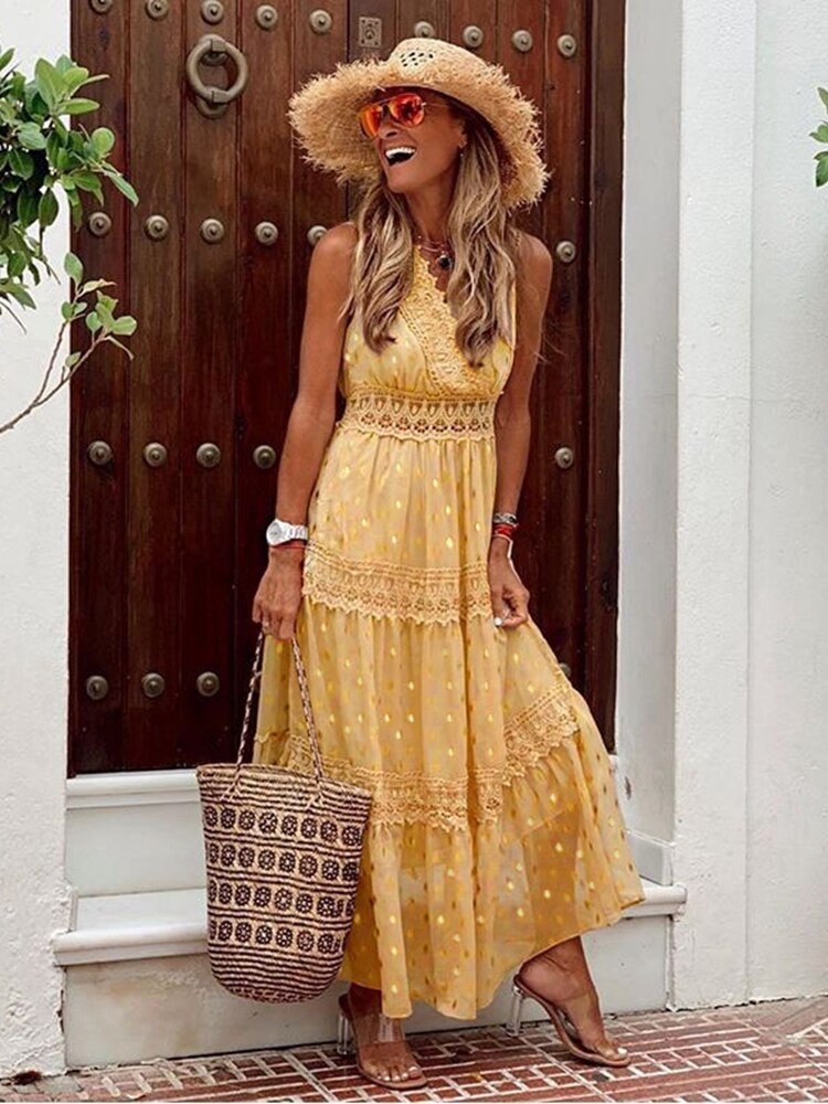 Penelope | Women's Summer Boho Maxi Dress