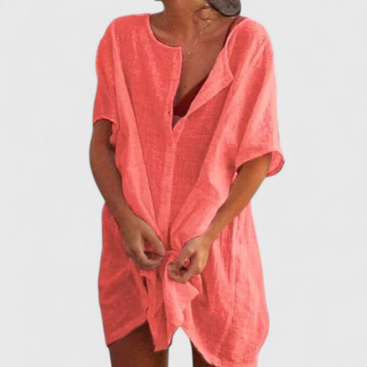 Norina | Women’s Summer Loose Tunic Midi Dress