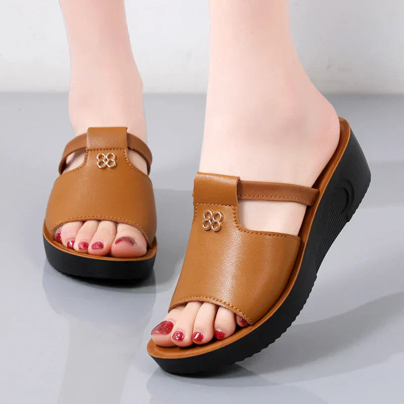Sloane | Women's Casual Dual-Strap Platform Sandals