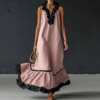 Kennedy | Women's Sleeveless Ruffle Dress