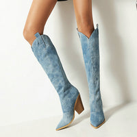 Keira | Women’s Classic Knee High Cowboy Boots