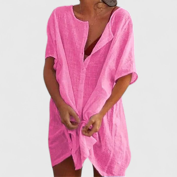 Norina | Women’s Summer Loose Tunic Midi Dress