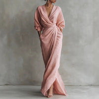 Marry | Women's Summer Wrap V-Neck Maxi Dress