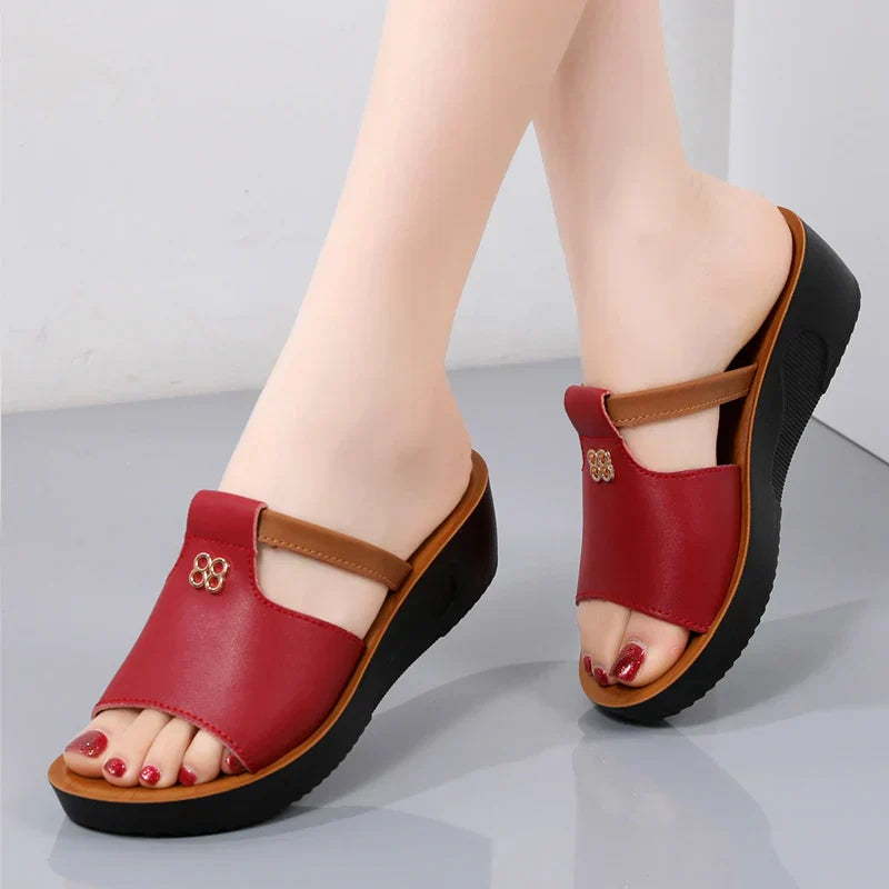 Sloane | Women's Casual Dual-Strap Platform Sandals