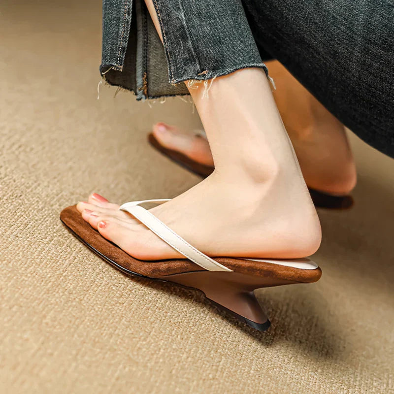 Vera | Women's Summer Heeled Suede Sandals