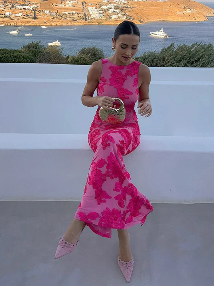 Operna | Women’s Summer Floral Wedding Guest Dress