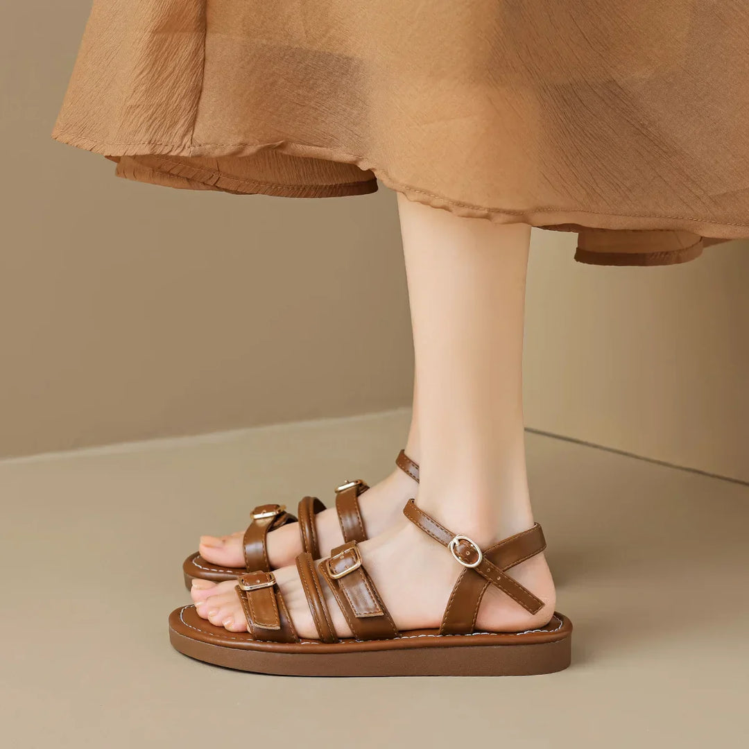 Bera | Women's Summer Multi-Strap Leather Sandals