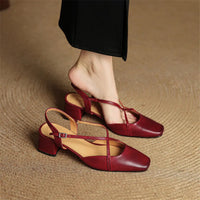 Gianna | Women's Vintage Low Block Heels