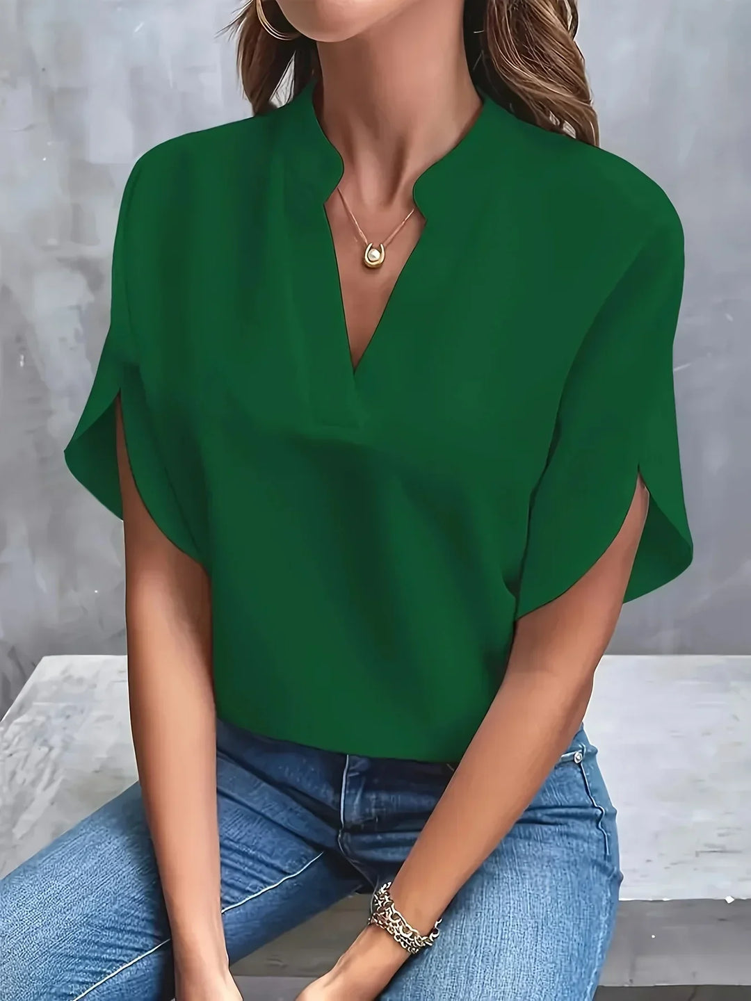 Palmer | Women's Casual Notch Neck Blouse