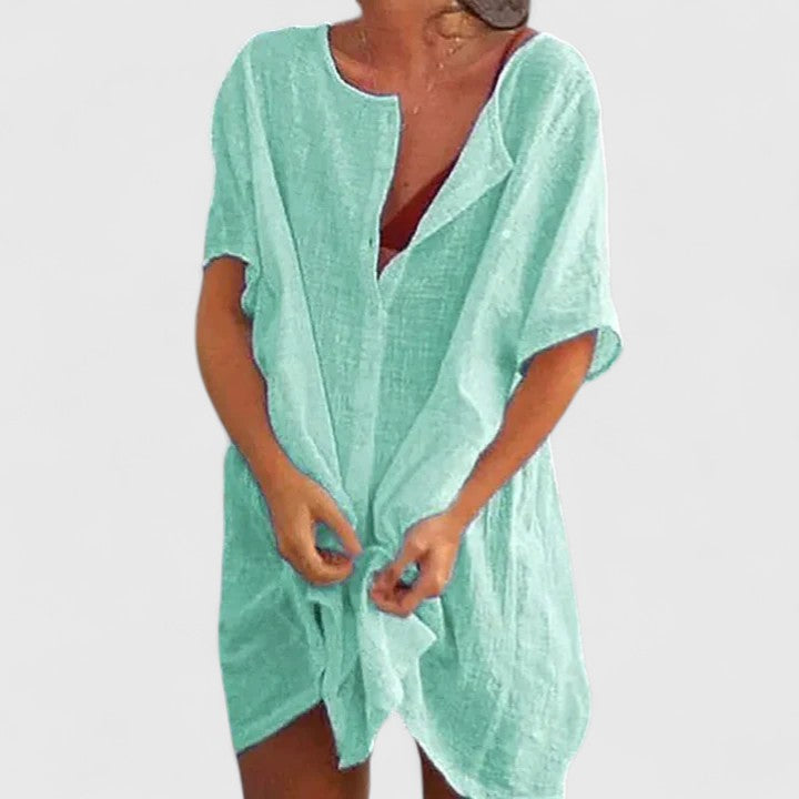 Norina | Women’s Summer Loose Tunic Midi Dress