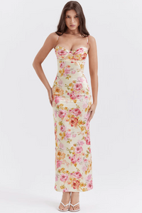 Aria | Women's Elegant Floral Maxi Dress