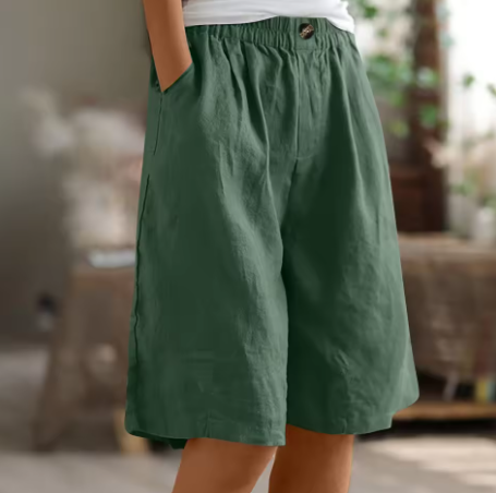 Ansley | Women’s Summer Comfort Midi Shorts