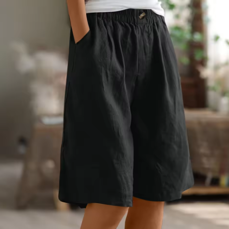 Ansley | Women’s Summer Comfort Midi Shorts