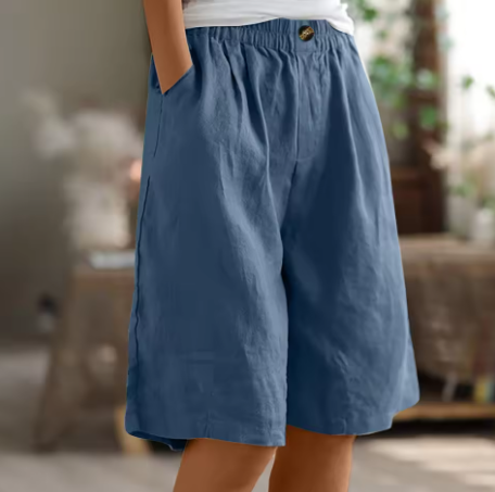 Ansley | Women’s Summer Comfort Midi Shorts