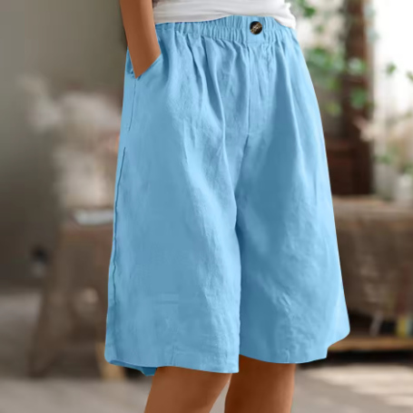 Ansley | Women’s Summer Comfort Midi Shorts