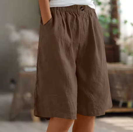 Ansley | Women’s Summer Comfort Midi Shorts