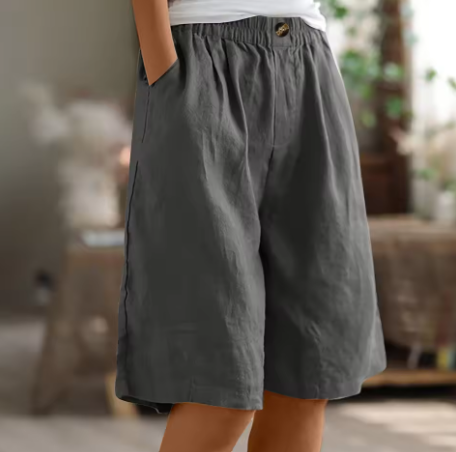 Ansley | Women’s Summer Comfort Midi Shorts