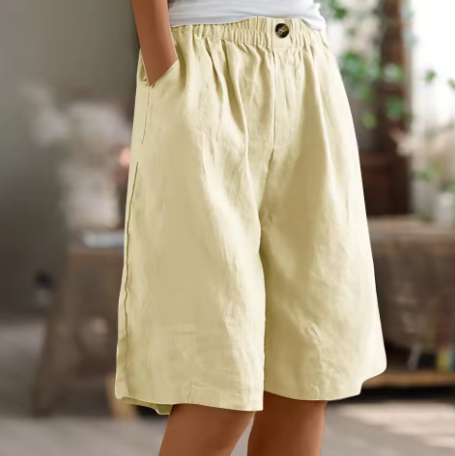 Ansley | Women’s Summer Comfort Midi Shorts