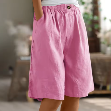 Ansley | Women’s Summer Comfort Midi Shorts