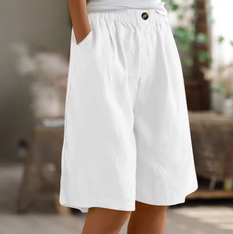 Ansley | Women’s Summer Comfort Midi Shorts