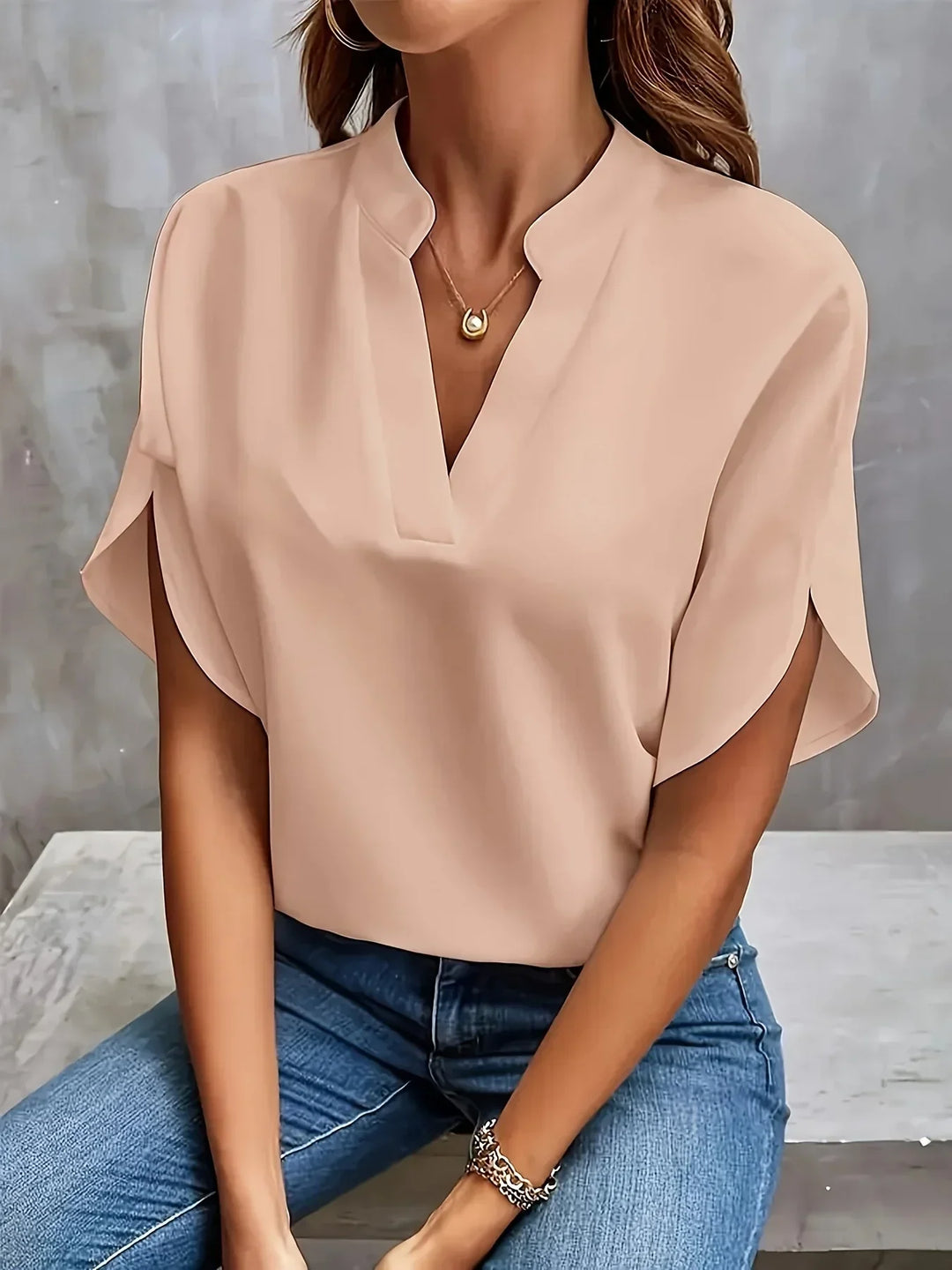 Palmer | Women's Casual Notch Neck Blouse