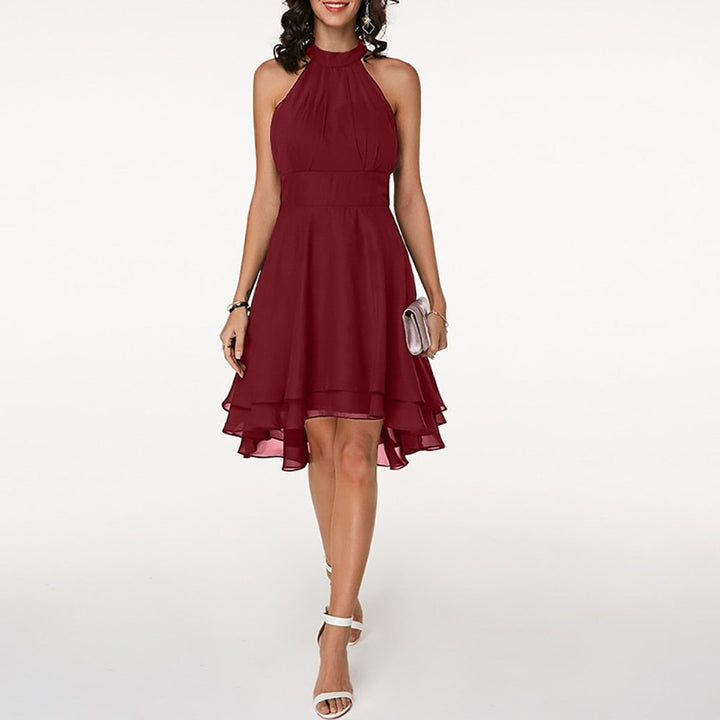 Ruby | Women’s Summer Halter Neck Midi Dress