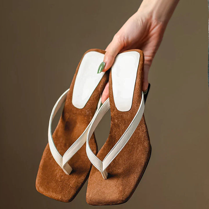 Vera | Women's Summer Heeled Suede Sandals