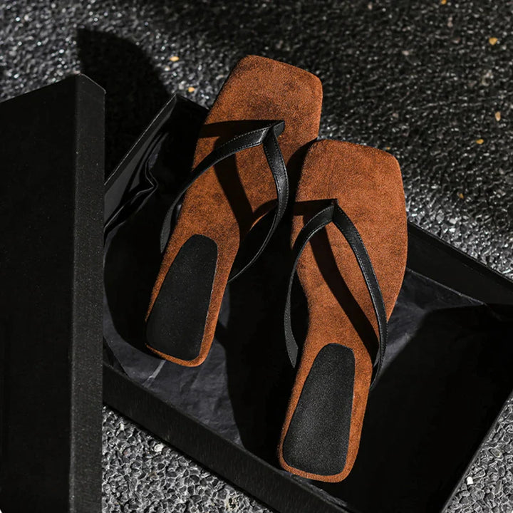 Vera | Women's Summer Heeled Suede Sandals