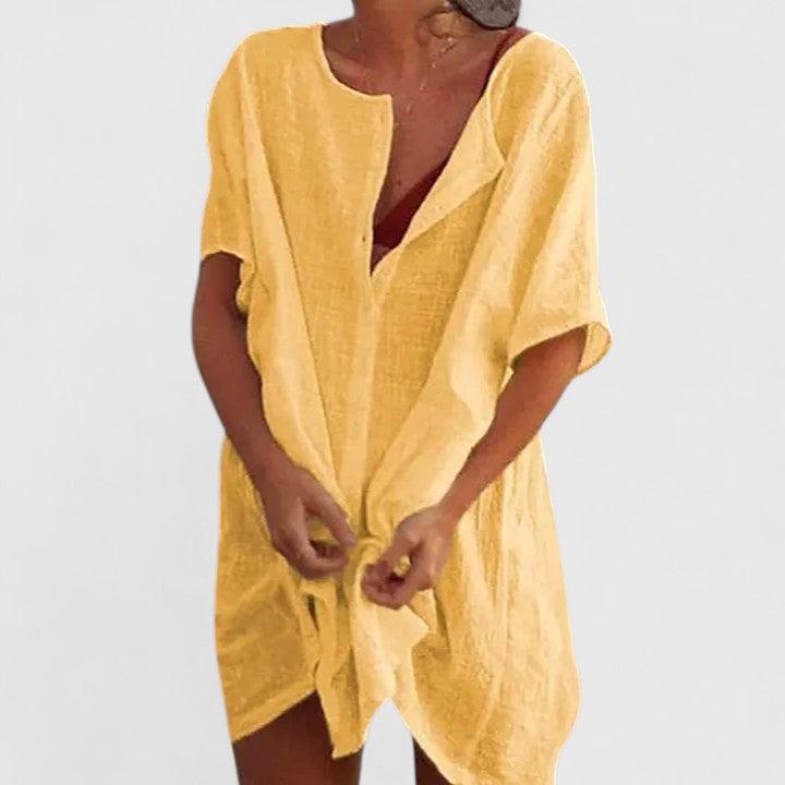 Norina | Women’s Summer Loose Tunic Midi Dress