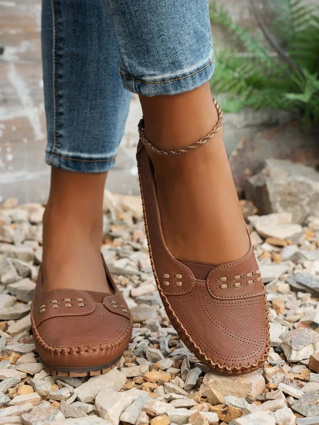 Brielle | Women’s Elegant Round Toe Flat Loafers