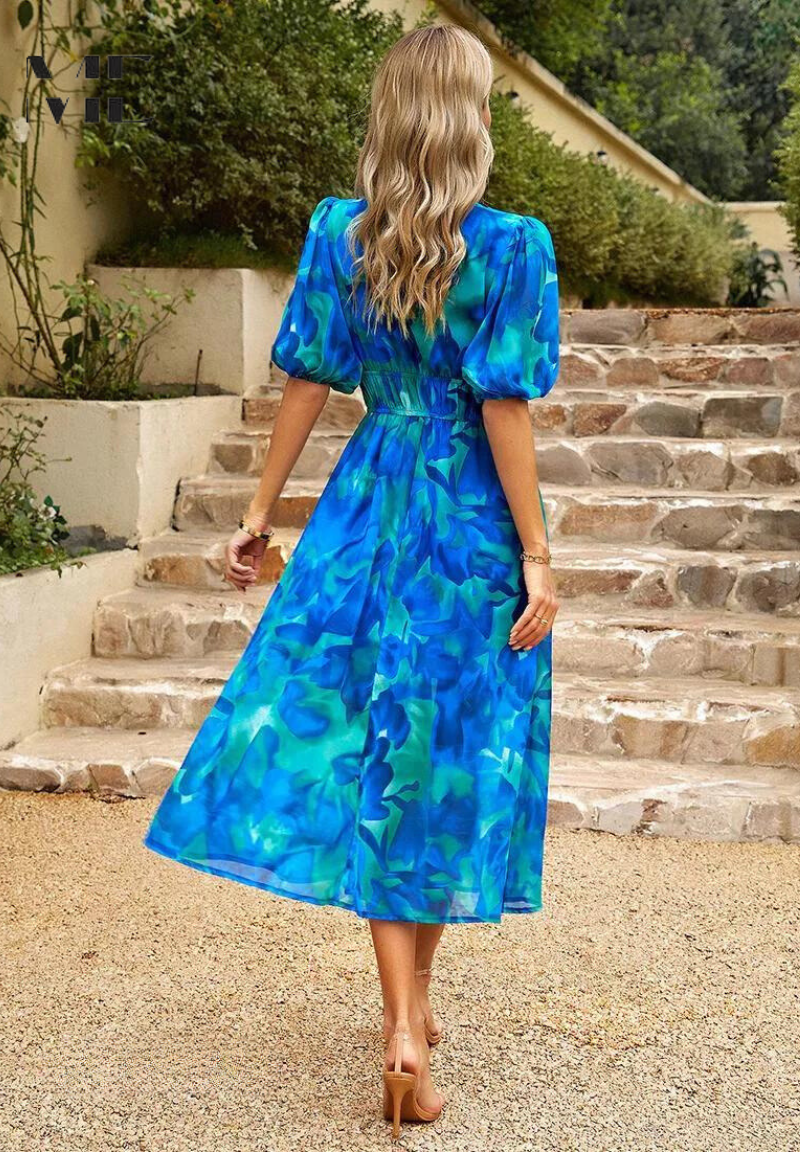 Faye | Women’s Floral Summer Midi Dress