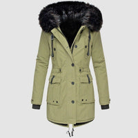 Evelyn | Women's Lined Hooded Winter Parka Jacket