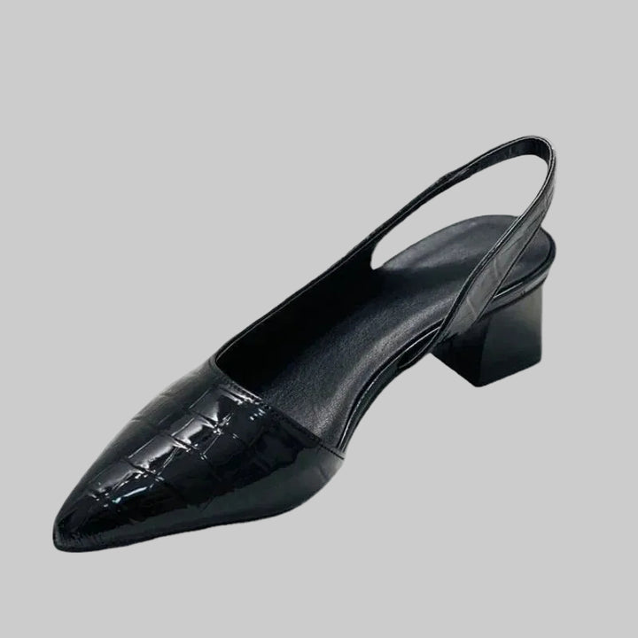 Ember | Women's Casual Pointed Toe Block Heel Pumps