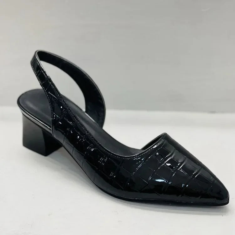 Ember | Women's Casual Pointed Toe Block Heel Pumps