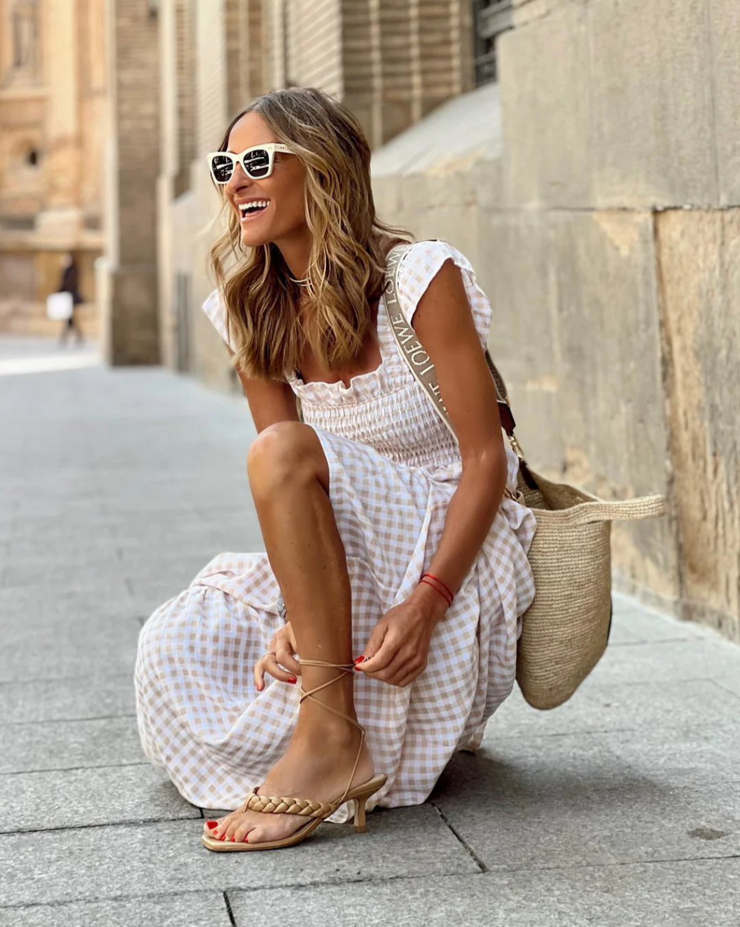 Reya | Women’s Summer Smocked Maxi Dress