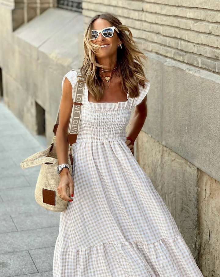Reya | Women’s Summer Smocked Maxi Dress